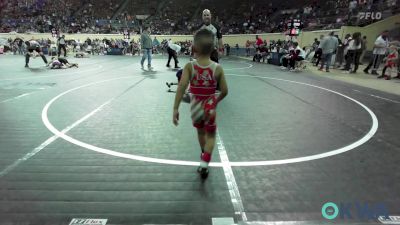 40 lbs Consi Of 16 #2 - Jose Rosas, OKC Saints Wrestling vs Maverick Lester-Mills, Lions Wrestling Academy