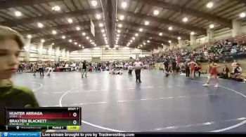 97 lbs Champ Round 1 (16 Team) - Hunter Arriaga, Stout vs Braxten Blackett, Utah Black