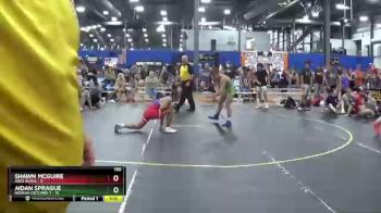 130 lbs Round 1 (6 Team) - Shawn McGuire, ARES Black vs Aidan Sprague, Indiana Outlaws 1