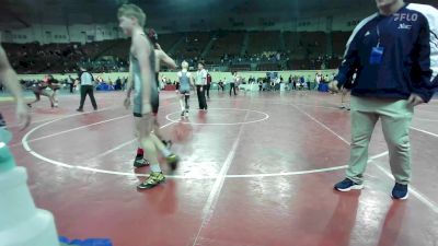 118 lbs Consi Of 16 #1 - Chris Burchett, Claremore Wrestling Club vs Brady Larson, Harrah