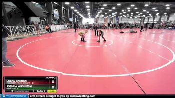 96 lbs Rd# 2 10:30am Friday - Joshua Wasnieski, PA Silver vs Lucas Barrios, Minnesota Funky Singlets