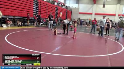 42 lbs Round 2 - Baylee Mizell, Stronghold vs Scarlett Rissler, Warrior Wrestling Club