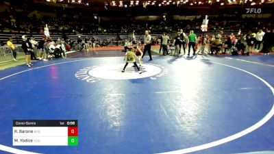 60 lbs Consolation - Rocco Barone, Bitetto Trained Wrestling vs Marco Yodice, Yodice