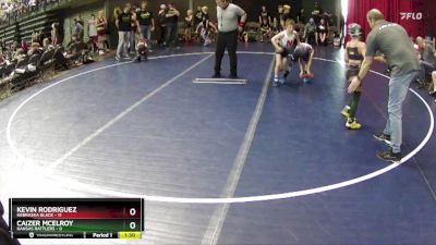 60 lbs Round 2 (6 Team) - Kevin Rodriguez, Nebraska Black vs Caizer McElroy, Kansas Rattlers