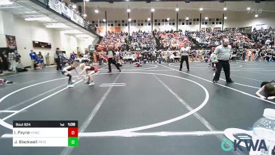 55 lbs Rr Rnd 3 - Ike Payne, Hilldale Youth Wrestling Club vs Jackson Blackwell, Pryor Tigers