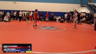 175 lbs Cons. Semi - Jean-luc Guerra, Suples vs Colton Munns, Madison High School Wrestling