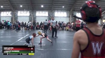 48 lbs Round 4 (6 Team) - Lorenzo Barbieri, Olympia vs Sam Levine, Warhawks