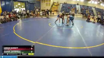 170 lbs Round 7 (8 Team) - Dominic Bambinelli, Roundtree Wrestling Academy vs Jordan Barrett, Team Clay