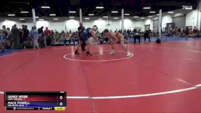 149 lbs Placement Matches (8 Team) - James Webb, West Virginia vs Mack Powell, Oklahoma Blue