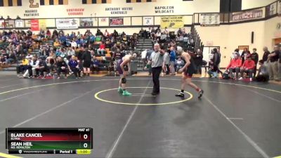 120 lbs Cons. Round 1 - Sean Heil, No. Royalton vs Blake Cancel, Elyria