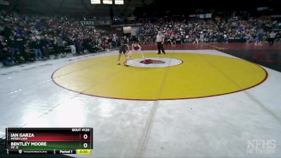 4A 106 lbs Cons. Round 1 - Ian Garza, Moses Lake vs Bentley Moore, Mt. Si