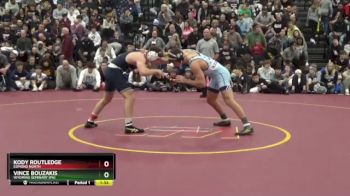 150 lbs 1st Place Match - Kody Routledge, Edmond North vs Vince Bouzakis, Wyoming Seminary (PA)