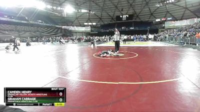 67 lbs Cons. Round 3 - Camden Henry, Enumclaw Yellow Jackets Wrestling Club vs Graham Cabbage, Prometheus Wrestling Club