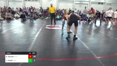 126 lbs Pools - Kane Dauber, Ohio Gold 14K vs Johnny Heath, Jacket W.C.