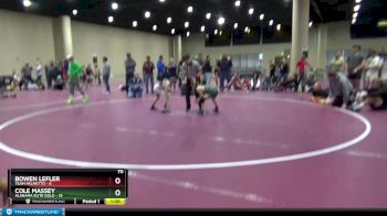 70 lbs Round 5 (6 Team) - Cole Massey, Alabama Elite Gold vs Bowen Lefler, Team Palmetto
