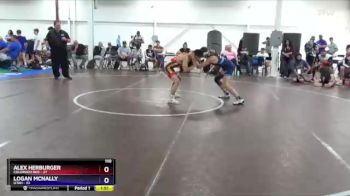 110 lbs Placement Matches (8 Team) - Alex Herburger, Colorado Red vs Logan McNally, Utah