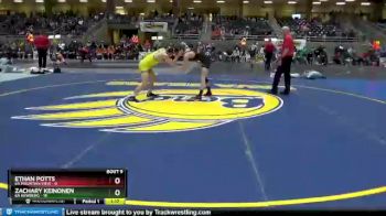 126 lbs Finals (8 Team) - Zachary Keinonen, 6A Newberg vs Ethan Potts, 6A Mountain View