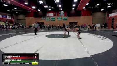 125 lbs Quarterfinal - Dylan Atherton, Rio Hondo vs Roberto Rameriz, Cerritos