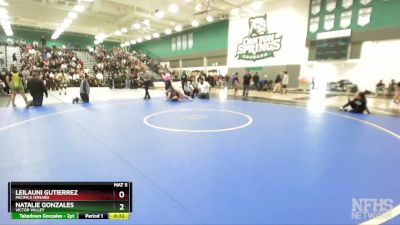 170 lbs Cons. Semi - Natalie Gonzales, Victor Valley vs Leilauni Gutierrez, Pacifica Oxnard