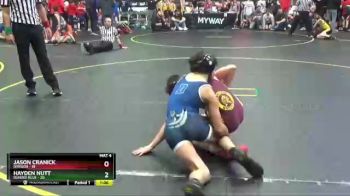 92 lbs Semis & 1st Wrestleback (8 Team) - Hayden Nutt, Dundee Blue vs Jason Cranick, Davison
