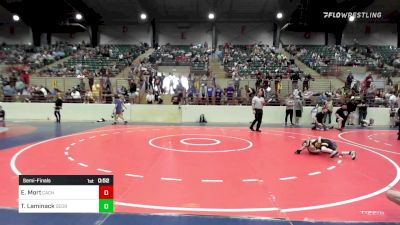 51 lbs Semifinal - Easton Mort, Cache Wrestling Club vs Toliver Laminack, Georgia