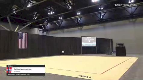 Polina Mosharova - Clubs, Wasatch - 2021 USA Gymnastics Championships