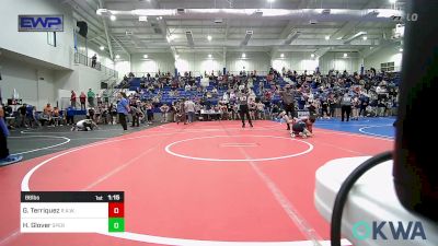 86 lbs Semifinal - Gabe Terriquez, R.A.W. vs Hudson Glover, Sperry Wrestling Club