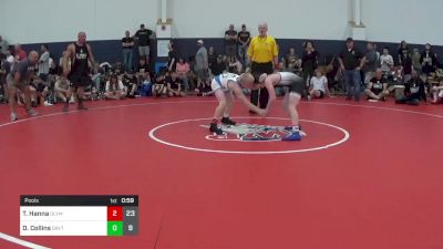 114 lbs Pools - Timothy Hanna, Olympia National vs Dillinger Collins, Dayton Bandits - Black