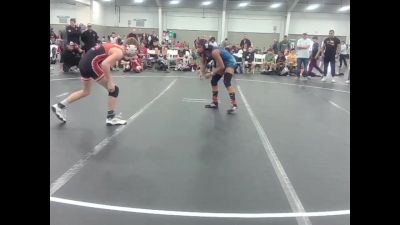 120 lbs Round 1 (10 Team) - Taina Fernandez, Diamond Fish vs Aidan Gore, Wolfpack WC