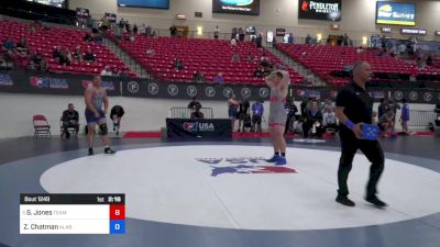 130 kg Quarters - Shilo Jones, Team Idaho Wrestling Club vs Zack Chatman, Alabama