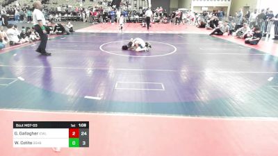 73 lbs Rr Rnd 3 - Gavin Gallagher, ICWL Bruisers White vs Walter Cotito, Doughboy