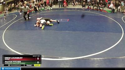 53 lbs Semifinal - Paxton Pitcher, Sanderson Wrestling Academy vs Drew Lounsbury, Ravage