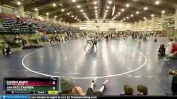 135 lbs Quarters & Wb (16 Team) - Santiago Cabrera, Gold Rush Wrestling vs KAVRICK OLSEN, West Coast Riders