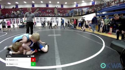 67 lbs Rr Rnd 3 - Matt Aaron, Noble Takedown Club vs Wyatt Deen, Division Bell Wrestling