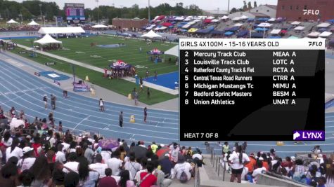 Youth Girls' 4x100m Relay Championship, Semi-Finals 7 - Age 15-16