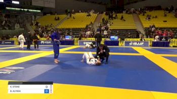 K STONE vs B ALYSSA 2018 Pan Kids Jiu-Jitsu IBJJF Championship