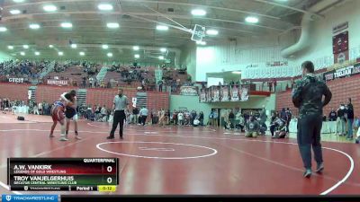 182 lbs Quarterfinal - A.w. VanKirk, Legends Of Gold Wrestling vs Troy VanJelgerhuis, Decatur Central Wrestling Club