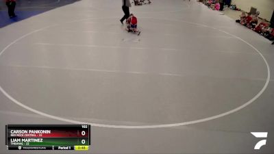 102 lbs Semis (4 Team) - Liam Martinez, TMBWWG vs Carson Pankonin, Red Rock Central