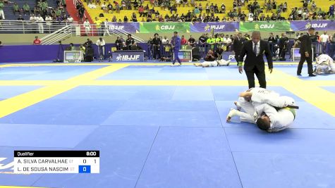 ARTHUR SILVA CARVALHAES vs LUCAS DE SOUSA NASCIMENTO 2024 Brasileiro Jiu-Jitsu IBJJF