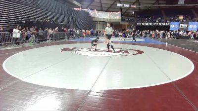 53 lbs Champ. Round 1 - Ryan Isackson, Gig Harbor Grizzlies Wrestling Club vs Riddic Bunn, Victory Wrestling-Central WA