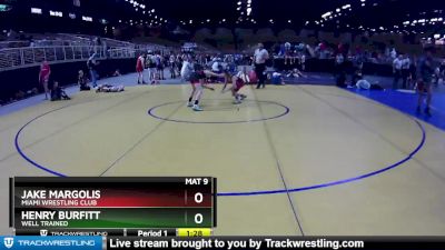 75 lbs Semifinal - Henry Burfitt, WELL Trained vs Jake Margolis, Miami Wrestling Club