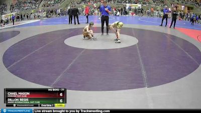 77 lbs Quarterfinal - Chael Mason, Cascade Mat Club vs Dillon Regis, Askeo International Mat Club