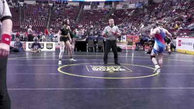 136 lbs Consi Of 8 #2 - Karissa Springer, Selinsgrove-G vs Sara Shook, Western Wayne-G