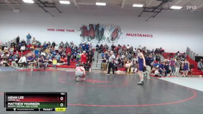 132 lbs 5th Place Match - Matthew Mahnken, Desoto Central High School vs Aidan Lee, Center Hill