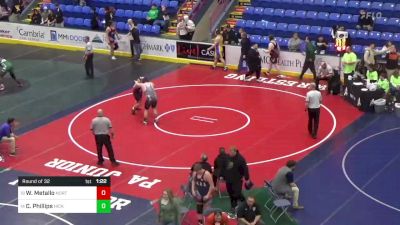 212 lbs Round Of 32 - Will Metallo, Northern York vs Cameron Phillips, Hickory