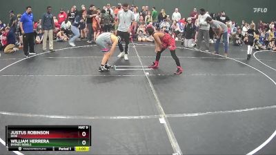 100 lbs Round 2 - William Herrera, Byrnes Rebels vs Justus Robinson, Dixie