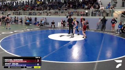 97 lbs Final - Mitchel Sizemore, Arctic Warriors Wrestling Club vs Wyatt Zeiler, Chugach Eagles Wrestling Club