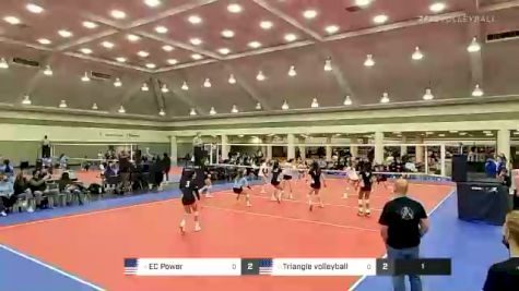 EC Power vs Triangle volleyball - 2022 JVA Charm City Challenge presented by Nike