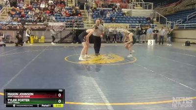 152 lbs Champ. Round 1 - Tyler Porter, West Fargo vs Mason Johnson, West Fargo Sheyenne