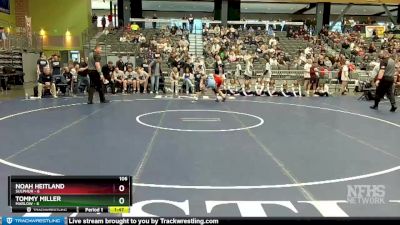 106 lbs Semifinals (8 Team) - Noah Heitland, Sulphur vs Tommy Miller, Marlow